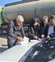 بازدید مشترک از تانکرهای آبرسان