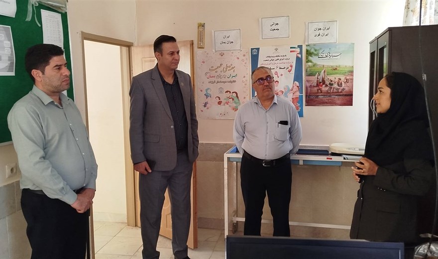 بازدید رئیس دانشکده علوم پزشکی سیرجان از مرکز خدمات جامع سلامت هماشهر و خانه‌های بهداشت دهسراج و کران