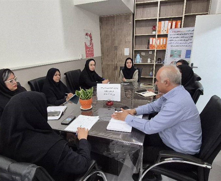 برگزاری کمیته درون بخشی معاونت بهداشتی به مناسبت هفته ملی بدون دخانیات