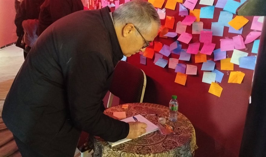 بازدید سرپرست معاونت بهداشتی از غرفه دانشکده ی علوم پزشکی در سوگواره کوچه های بنی هاشم