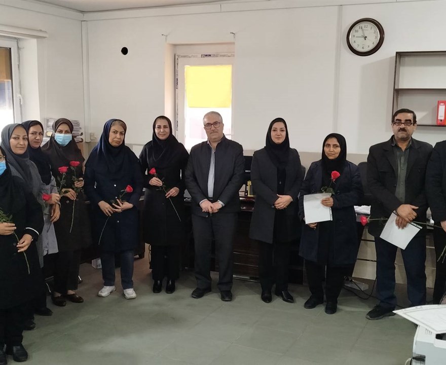 تجلیل از پرسنل واحد حسابداری معاونت بهداشتی به مناسبت روز حسابدار