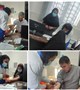 انجام غربالگری قند و چربی و فشار خون در مرکز خدمات جامع سلامت محموداباد سادات